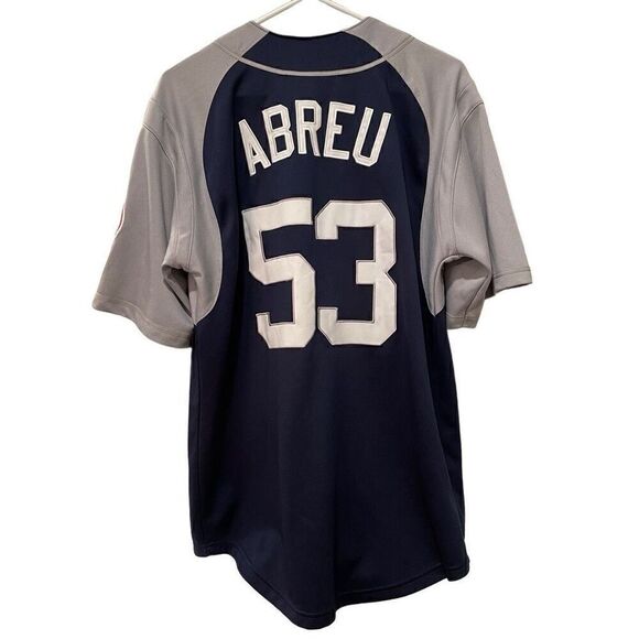 Vintage Majestic Jersey Adult M Navy Gray New York Yankees Baseball MLB Pitcher - Picture 1 of 8